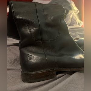 Frye Black Tall Riding Boots